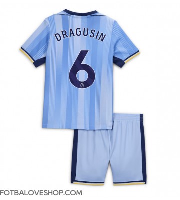 Tottenham Hotspur Radu Dragusin #6 Dětské Venkovní Dres 2024-25 Krátký Rukáv (+ trenýrky)